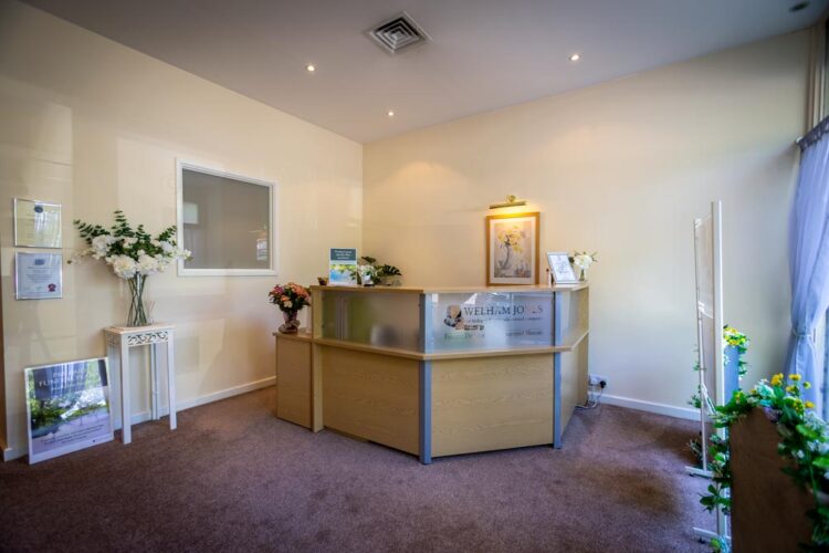 Funeral Home Orpington Welham Jones Funerals and Memorials Reception Area