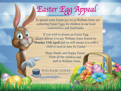 East Egg Appeal 2022 | Welham Jones Funerals and Memorials