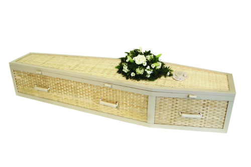 Bamboo Framed Coffin funeral directors