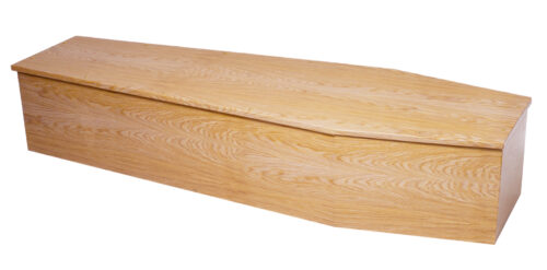 Cardboard Woodfilm Coffin funeral directors