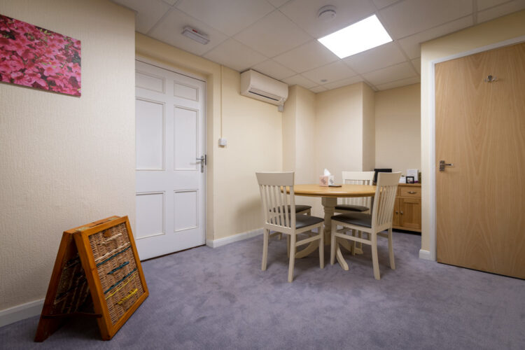 Arrangement room at funeral director, Welham Jones's Tonbridge funeral home